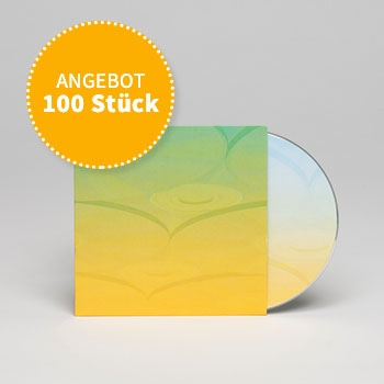 ANGEBOT I: 100 gebrannte CDs in Kartonstecktaschen